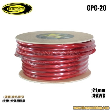 Gallo Equipo de juegos Birmania Cable puro cobre Kipus CPC-20 (OFC) (1 METRO)