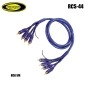 Cable RCA 5m twisted Kipus RCS-44