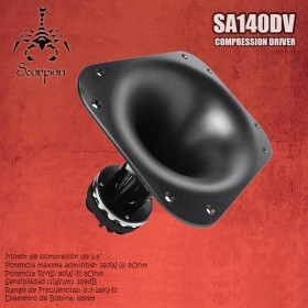 Motor de compresion Scorpion Audio SA140DV