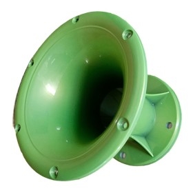 Trompetas / Motores  compresion de 2″  Verde Cromado