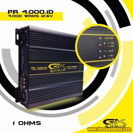 Amplificador GK Audio PR 4000.1 - 1 Ohm